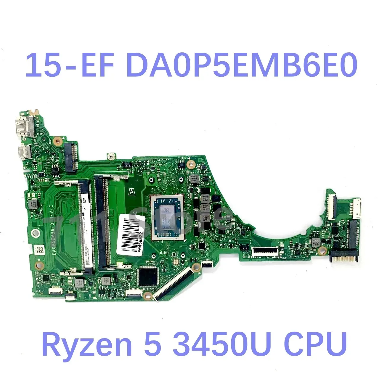 L78723-001 L78722-601 DA0P5EMB6E0 Con 300U/R3 3200U/R5 3450U/R5 3500U CPU Mainboard Per HP 15-EF Scheda Madre Del Computer Portatile Testato Al 100%