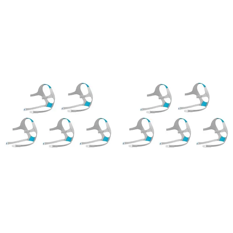 

A36T-10PCS Сменный ремешок для головного убора CPAP, совместимый с Resmed Airfit N20 F20, для полнолицевых масок, аксессуары и комплектующие для CPAP, ремни