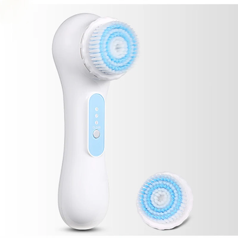 Brosse de nettoyage du visage à ultrasons, dissolvant de points noirs, masseur rotatif, soins de la peau, nettoyage des Pores en profondeur, exfoliant, épurateur