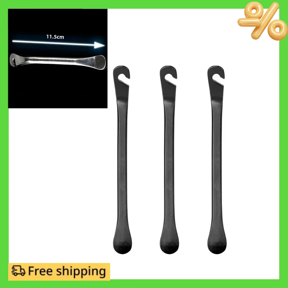 3PCS Carbon Steel Bicycle Tyre Repair Lever Tube Heat Treatment Cycling Tool Bike Tire Opener Crow Bar Remover Service