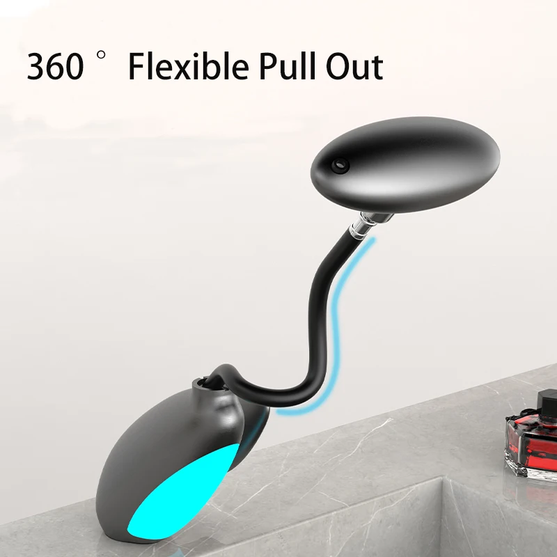 

Bathroom LED Sink Faucet Pull Out Basin Faucet Single Handle Faucet Hot And Cold Mixing Faucet Vessel Sink Faucet Deck Mount