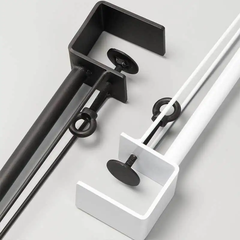 Universal wheel legs with wheels No punching table foot bracket F clip metal creative dining table Worktable desk
