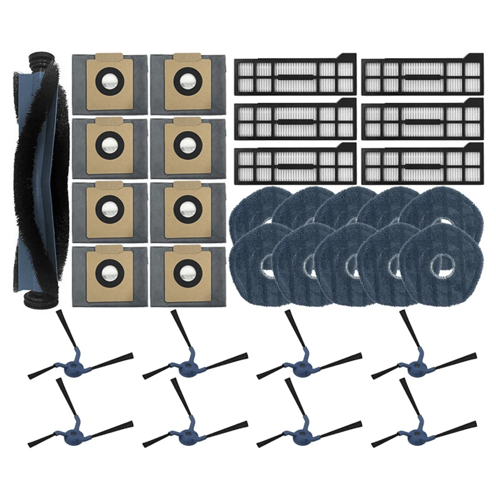 Fit for Eufy X10 Pro Omni Robot Vacuum Replacement Parts Main Roller Side Brush Hepa Filter Mop Pad Cloth Dust Bag