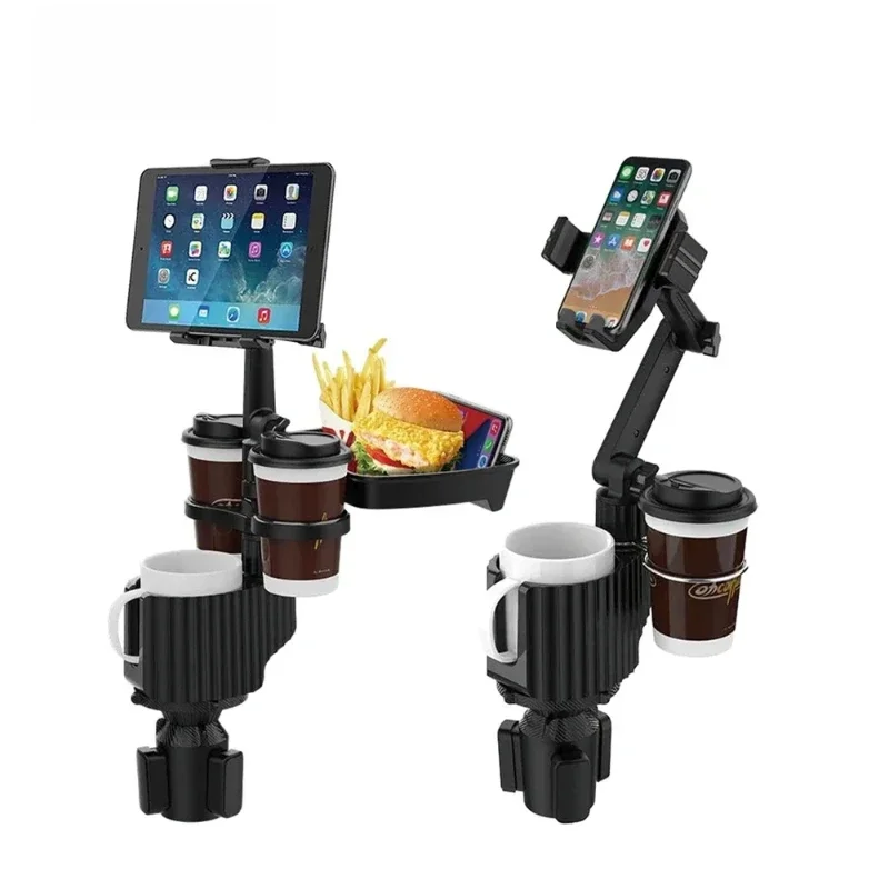 Vikekon car phone holder cup holder extender multifunctional adjustable drinking bottle holder detachable carholder storage rack