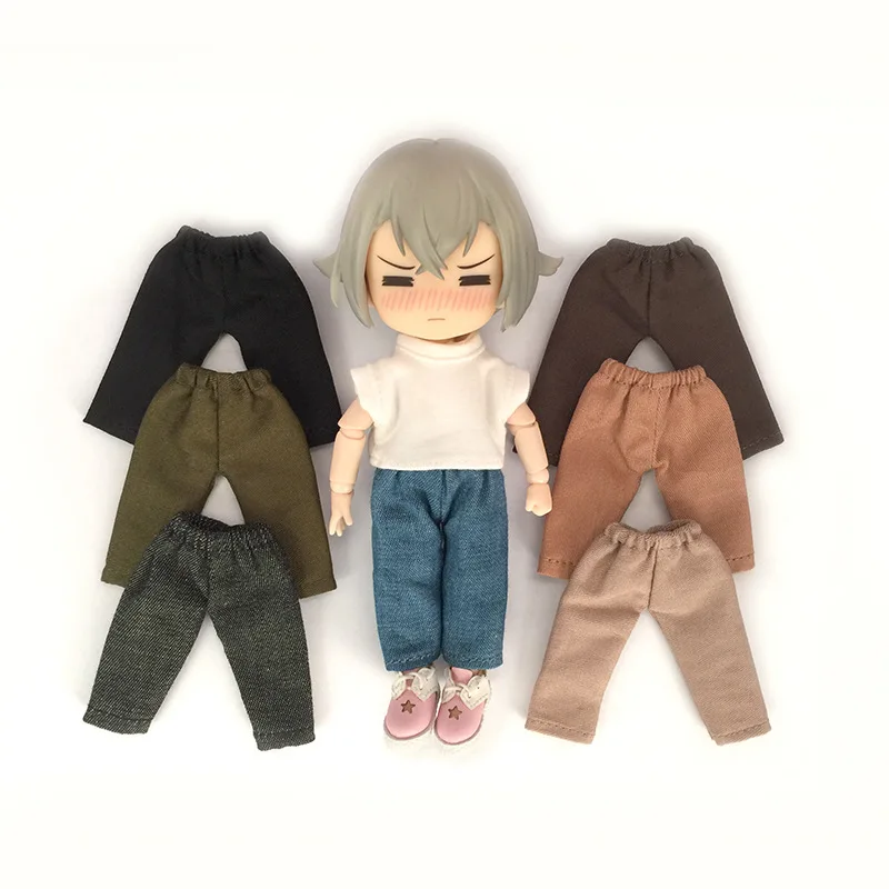 Ob11 Doll Clothes Cool Long Overalls Pant Doll Jeans Casual Pants Doll Accessories For  Ob11, Obitsu 11, Molly, Gsc, 1/12 Bjd