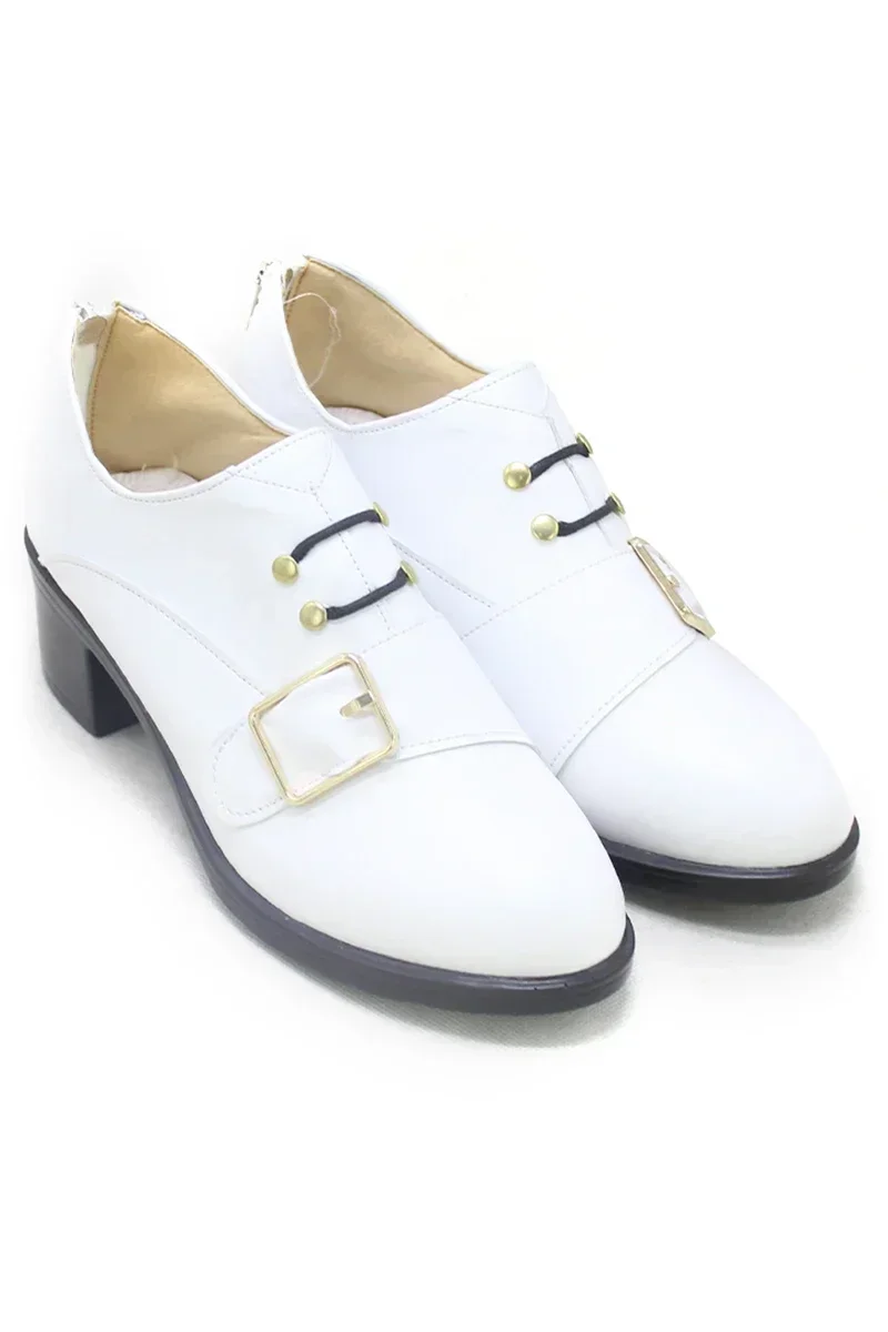 Cossun nijisanji vtuber luxiem shu yamino cosplay sapatos botas anime jogo um aniversário fantasia sapatos brancos feminino masculino jogo