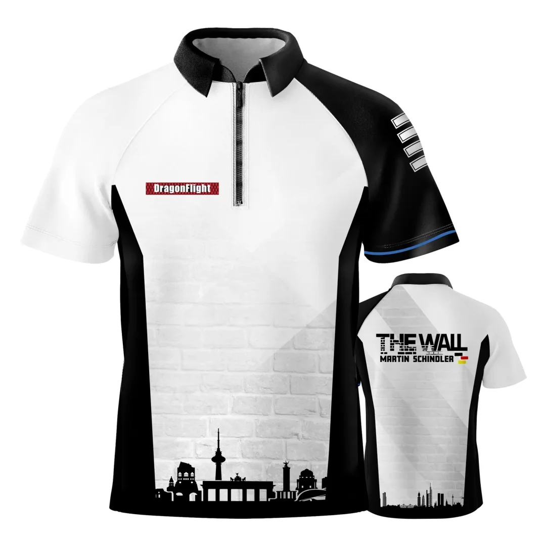 Martin Schindler The Wall dart shirt Darts enthusiast Gift Darts jersey Autumn Sports Dry Quickly Men's T-Shirt Kid's Clothing
