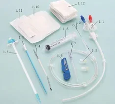 5 Pieces Disposable Dialysis Catheter Adult Children HC Kit Double Lumen 6.5Fr And 8.5Fr Triple Lumen12Fr