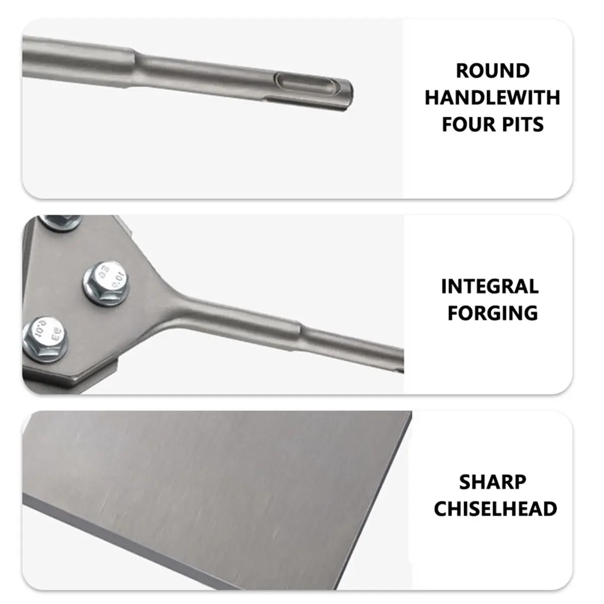 

SDS Plus Rotary Hammer Drill Floor Scraper Tool Kit with 4 Inch Wide Blade for Efficient Masonry Work Power Tool Shovel