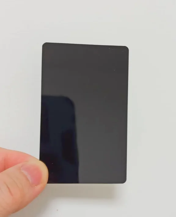 200 stuks, gladde, blanco plastic visitekaartjes van PVC-acetaten, dikte 0,2 mm, zeer dun, verkrijgbaar in wit, zwart en transparant.