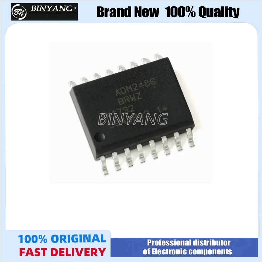 

5 шт. ADM2486BRWZ новые и оригинальные ADM2486BRWZ-REEL ADM2486 SOIC-16