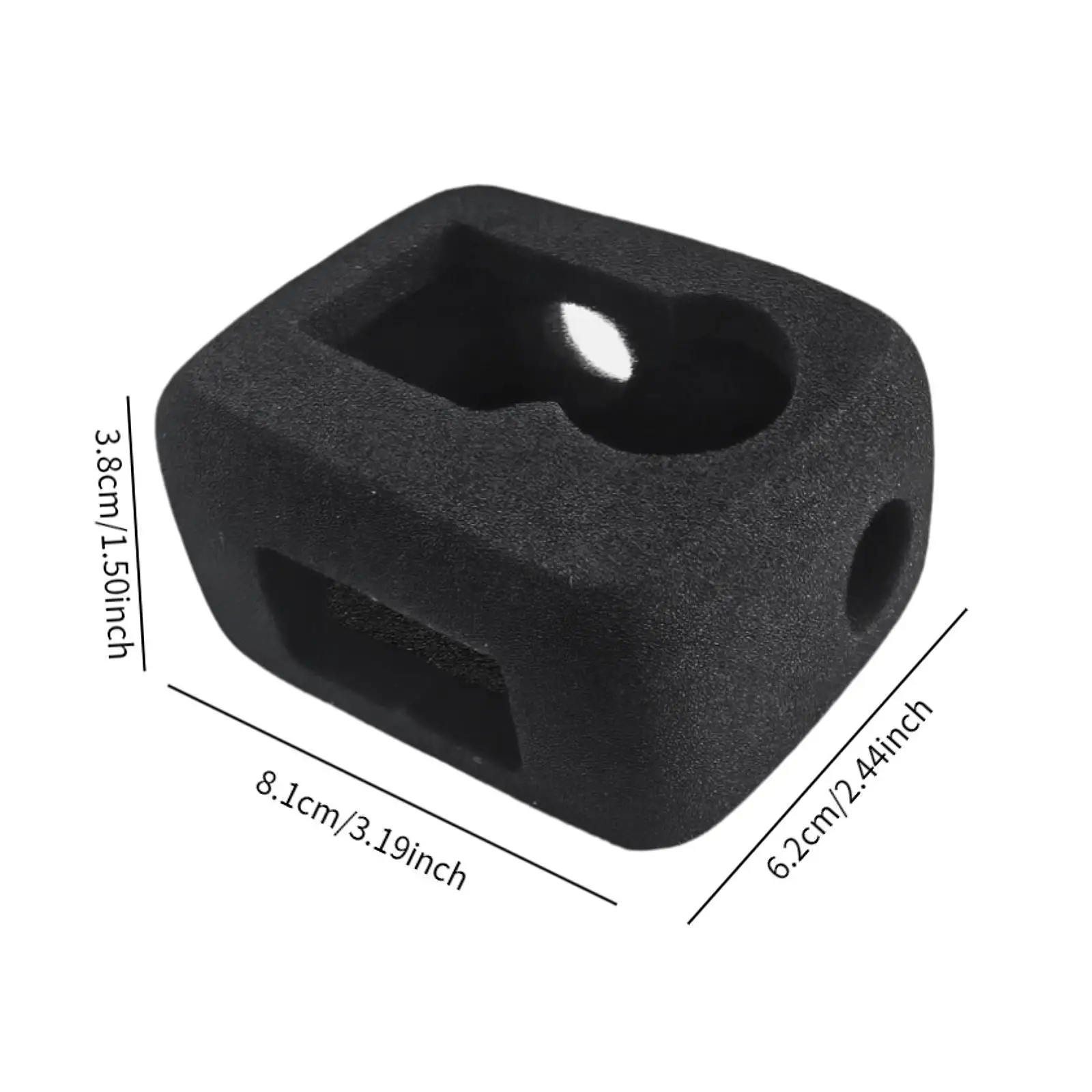 Camera Accessories Noise Reduction Sponge Protective Windproof Case for Sports Camera Outdoor Travel