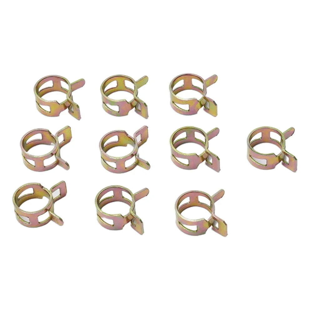 10Pcs 스프링 밴드 파이프 클램프 연료 공기 호스 클립 실리콘 패스너 조정 가능한 금속 클램프 5/6/7/8/9/10/11/12/13/14/15/16mm