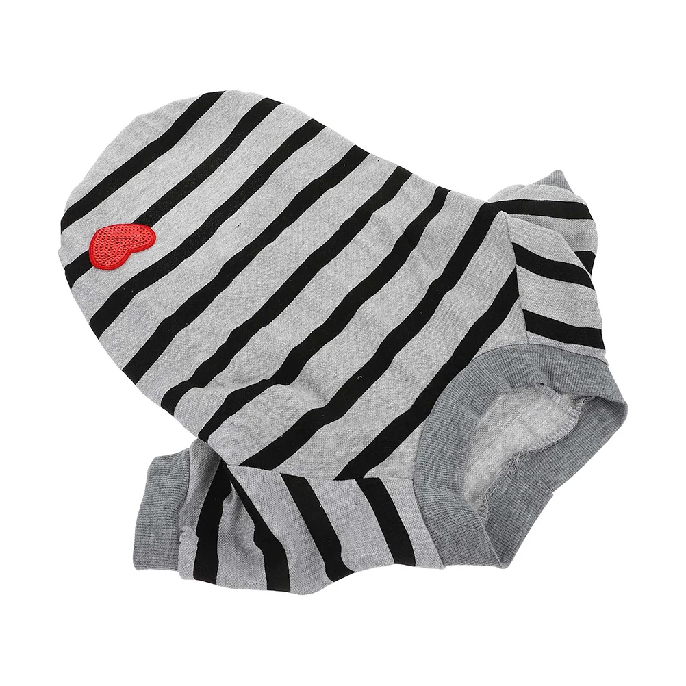 

Dog T Shirt Puppy Shirt Breathable Pet Clothes Summer Sweatshirt Adorable Cotton Doggy Apparel Fashion Decorative Dog Outfit