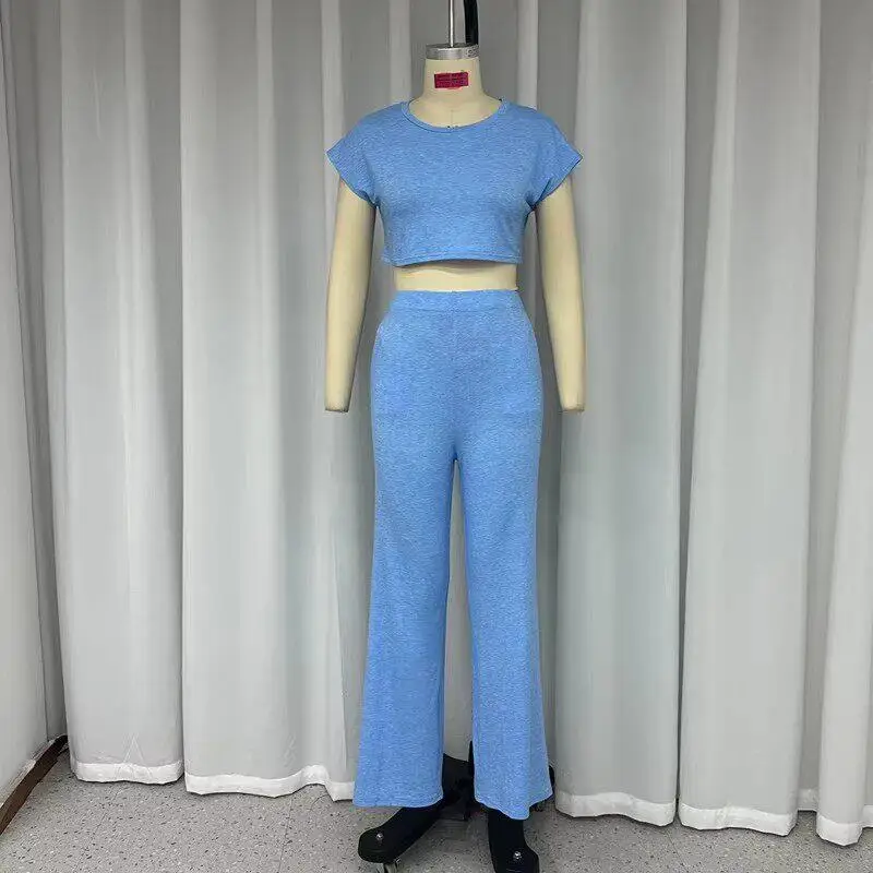 

Summer 2025 Women's Fashion Slim Fit Short Set Loose Waist Stylish Elegant Three-Piece Suit Long Pants Three-Quarter Sleeves