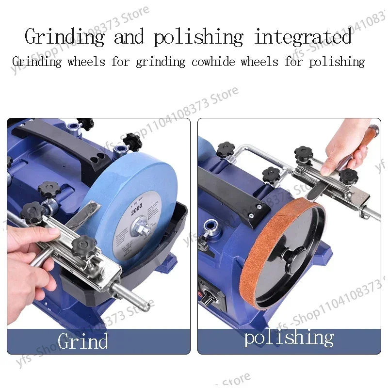 Low-Speed Water-Cooled Knife Sharpener Woodworking Grinding And Polishing Integrated Electric Desktop Knife Sharpener