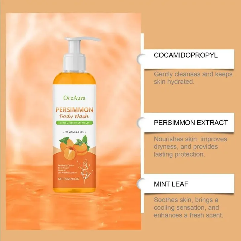 몸 냄새 제거를 위한 감모 바디워시 – 클렌징 바디 데오도란트 모이스춰라이징 바디워시 120ml 썸네일 3