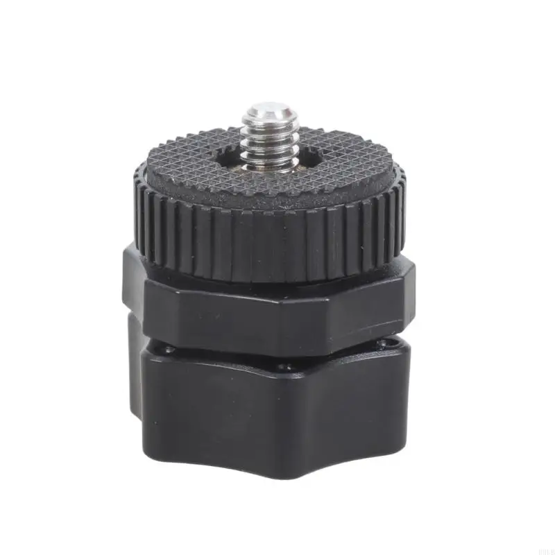 

R9UB Camera Ball Socket Adapter 17mm to 1/4-20 Male Screw for Tripods Phones Mount
