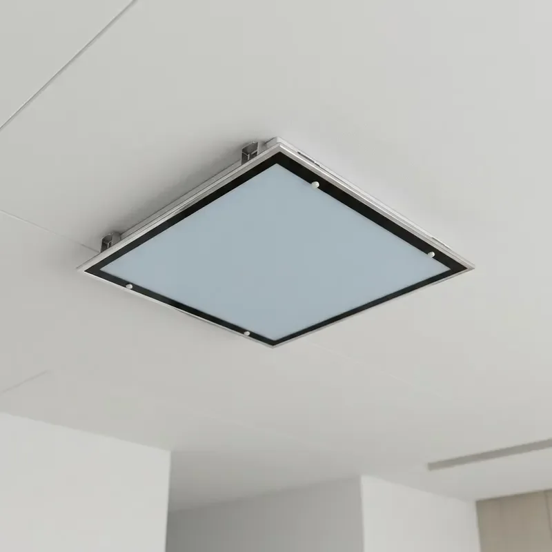 Ultra Thin 40W LED Panel Light Modern Wall Mounted Fixture 125lm/W High Efficiency Square Ceiling Lamp for Living Room Office