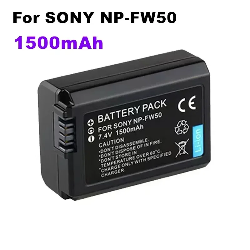 NP-FW50 NP FW50 Camera Battery For Sony Alpha A6000 A6500 A6300 A6400 A7 A7II A7RII A7SII A7S A7S2 A7R