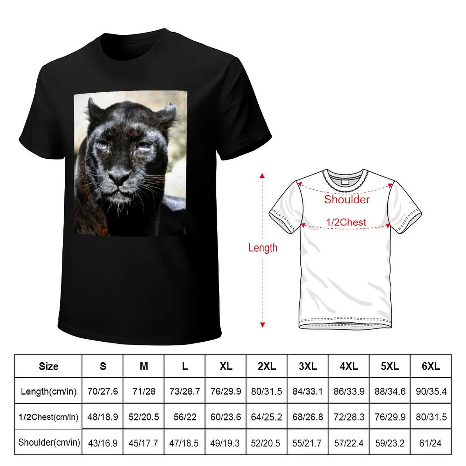 Black Leopard T-Shirt cheap stuff animal prinfor boys black t shirts for men