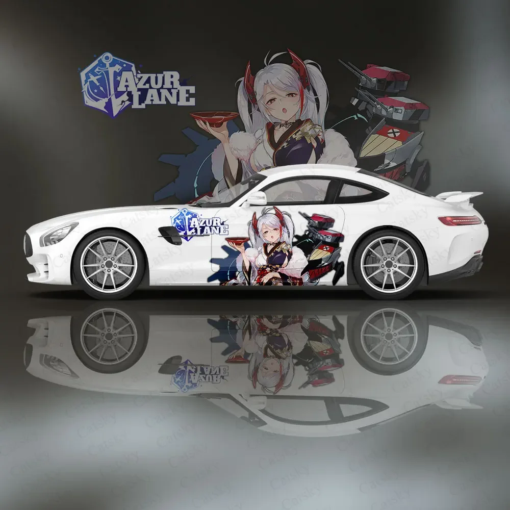 Prinz Eugen (Azur Lane) Car Body Stickers Anime Itasha Vinyl Car Side Decal Sticker Car Sticker Automotive Decor Film