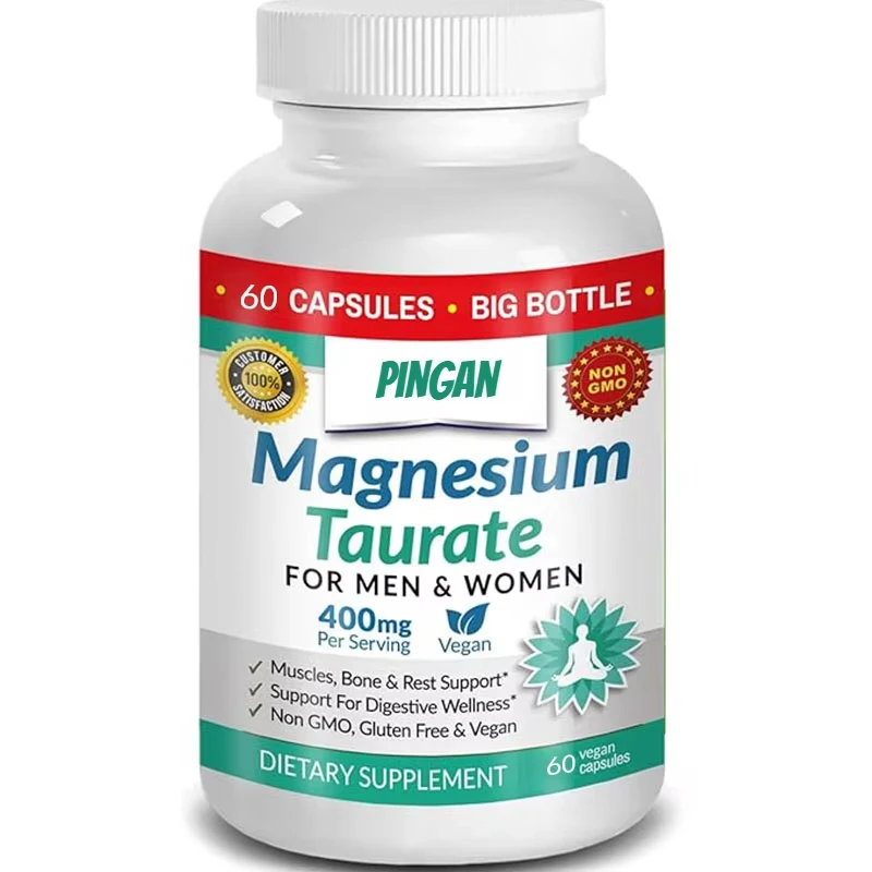 

Taurine Magnesium 400mg -60 Capsules - Male and Female Joint Supplement - Pure Elemental Magnesium Powder with Taurine