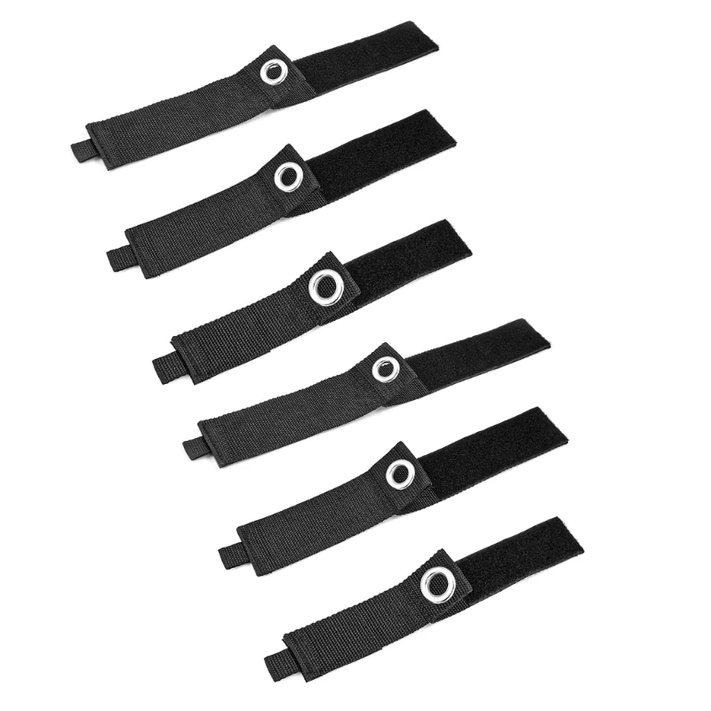 D8KE Extension Cord Bundling Straps with Hook-and-Loop Closures, 6 Pack for Organized Storage in Home Garages, Parking Spaces,