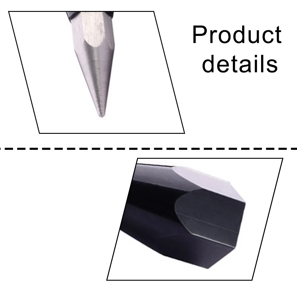 Carbon Fiber Measuring Rod Tip With 5/8 Thread Pointed End For Surveying Construction Engineering Land Measurement Tool