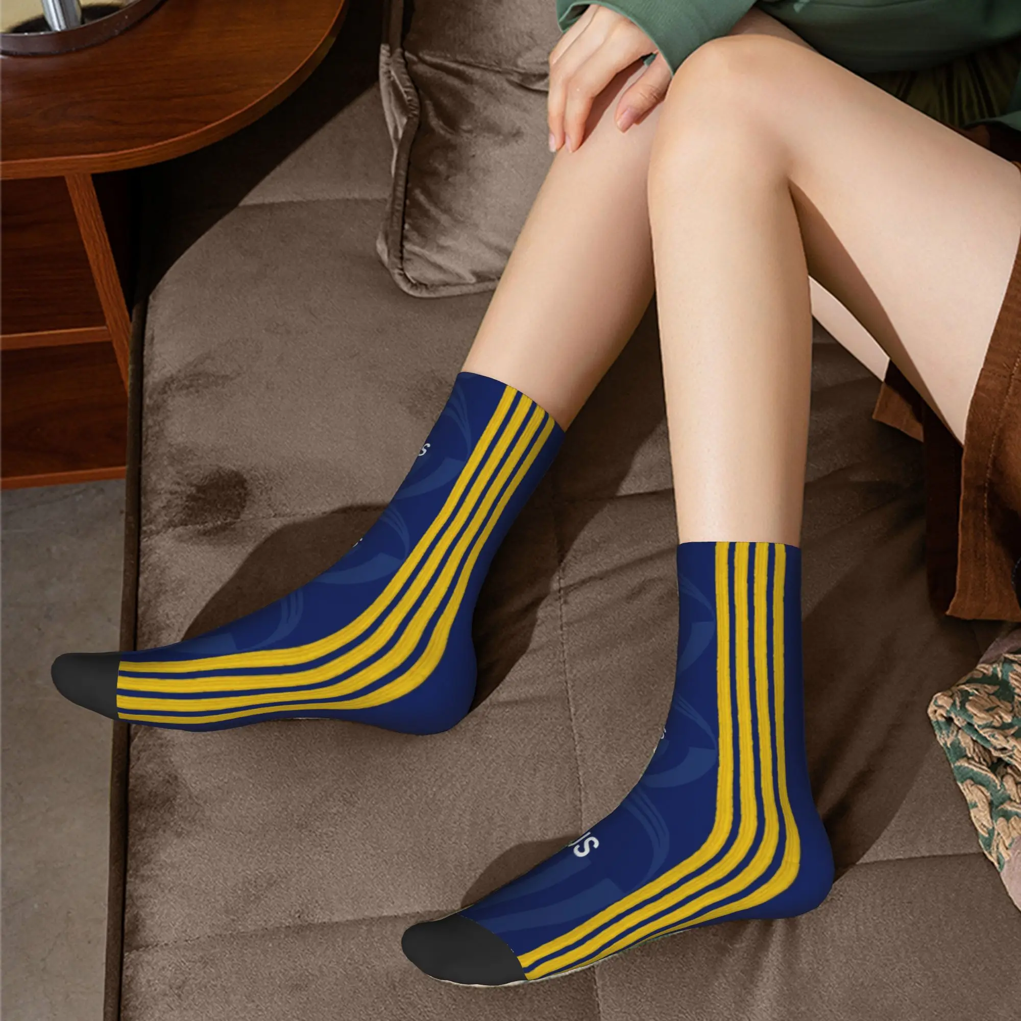 Custom Fashion Printed Airbus  Fighter Pilot Socks for Women Men Stretch Summer Autumn Winter Aviation Airplane Crew Socks view 6
