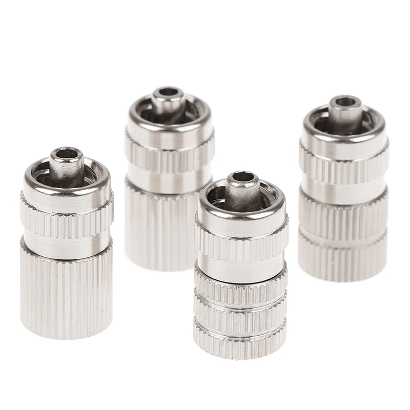 Mixing Tube Adapter Nickel Plated Brass Dispensing Glue Subpackaging Barrel Metal Luer Lock Adapter Fitting Connector M4 M5 M6