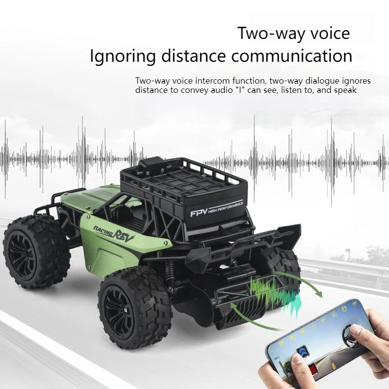 

Wt-050 Off-road Climbing Car Two-way Voice Intercom Hd Anti-shake Camera Remote Control Car Gravity Sensing Car Toy Gift