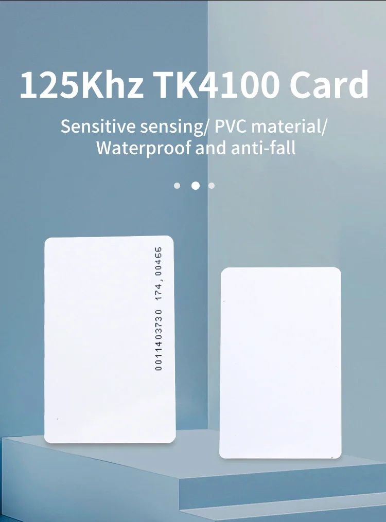 10pcs Access Control Card RFID Card 125KHz EM4100 TK4100 Smart Proximity Card RFID Tag Key for Access control Key Free Shipping