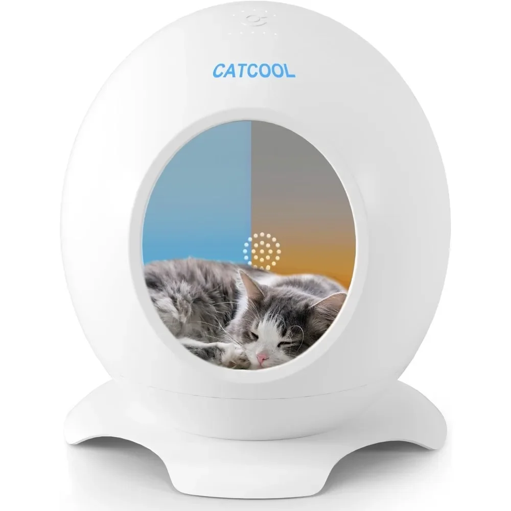 

"Heated Bed for Cat Self-Cleaning Cooling & Heating Pet Bed with Sleep Music, 59℉-95℉ Temp Control Waterproof Heater"