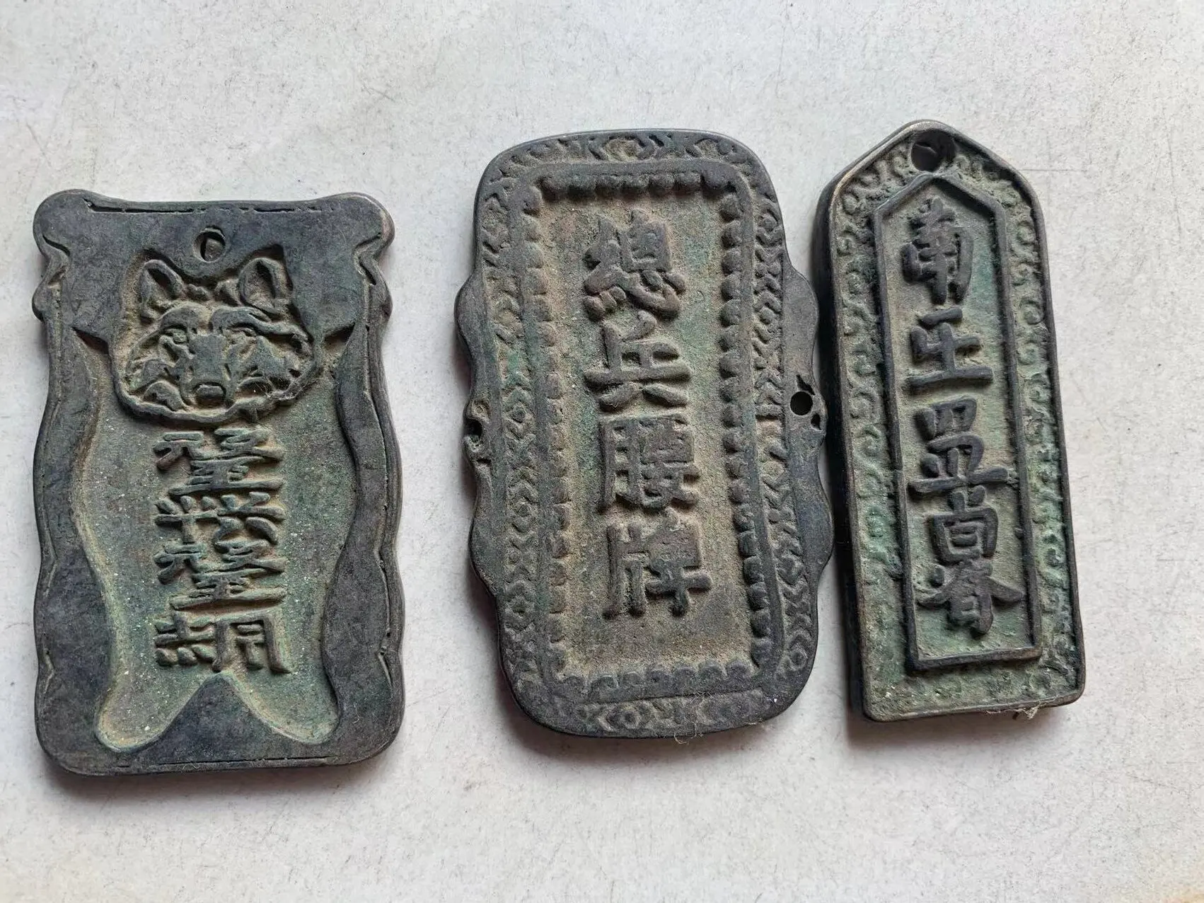 Rare old Chinese HanDyansty25---189) bonze General token coin statue,5 pieces/pack,,Free shipping