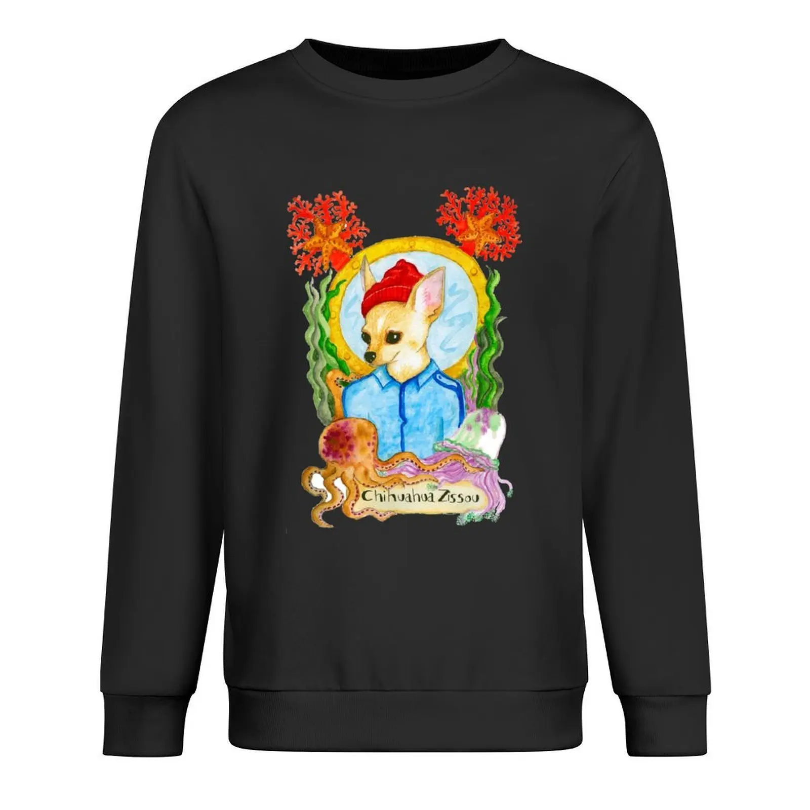 

Chihuahua Zissou Pullover tracksuit men autumn jacket men anime clothing male clothes hooded sweatshirts