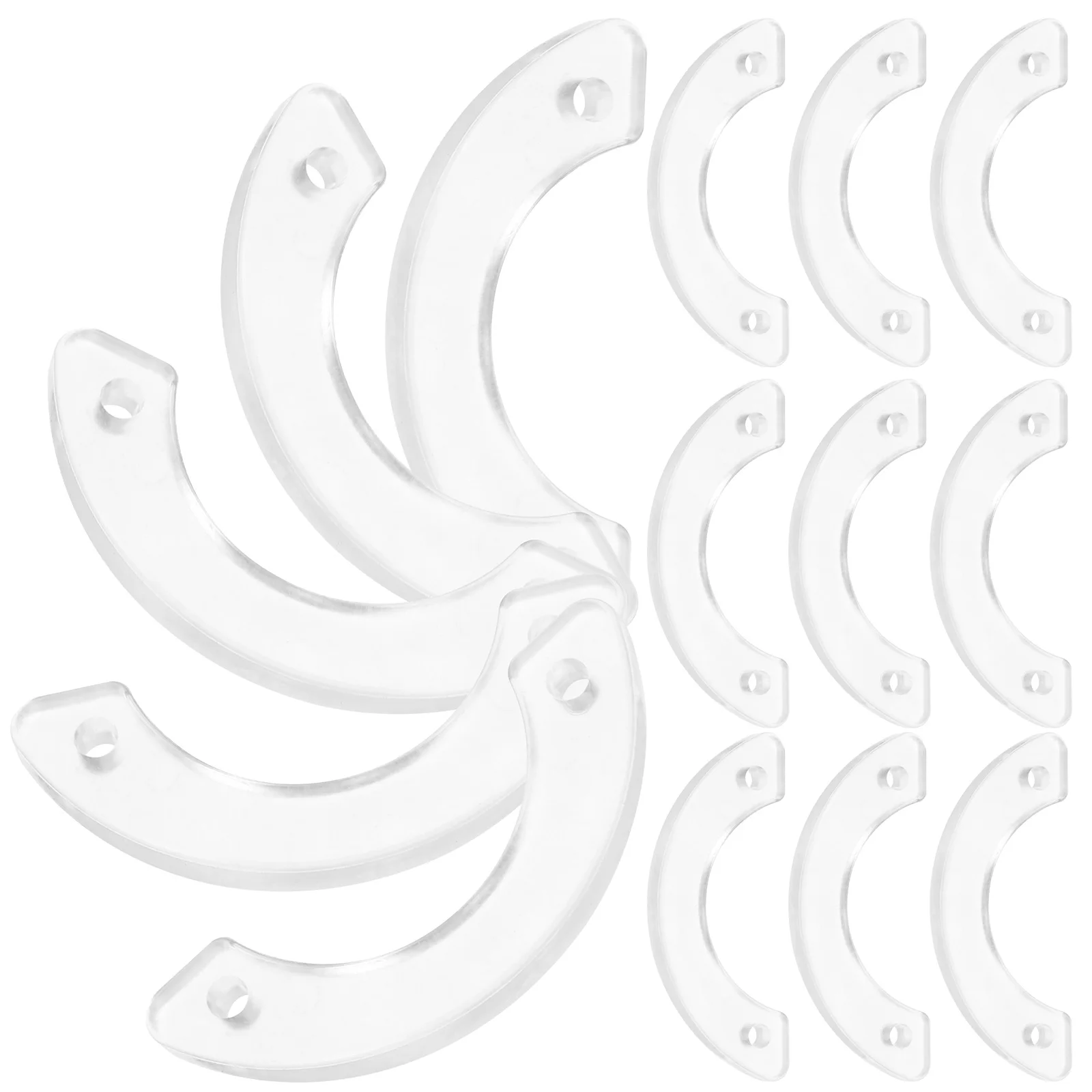 

50pcs Stoppers Plastic Stops Guide Stopper Replacement Bottom Mount Stoppers Dresser Drawer Accessories Durable Drawer Parts