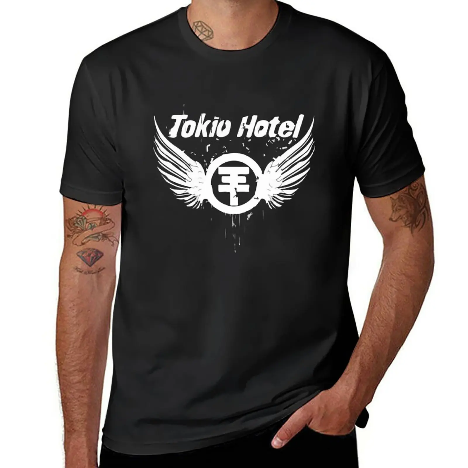 New Tokio Hotel T-Shirt T-shirt for a boy oversized t shirts mens cotton t shirts