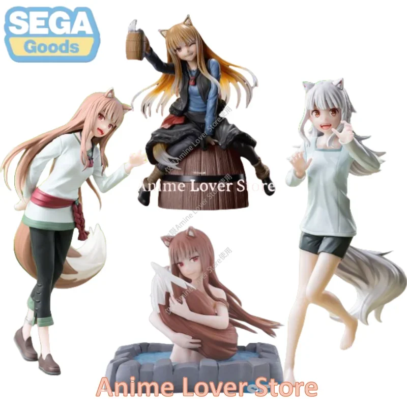 In Stock Original SEGA Luminasta Spice And Wolf Series 15cm Holo Anime Figure Model Collection Toys For Boyfriend Gift Wholesale