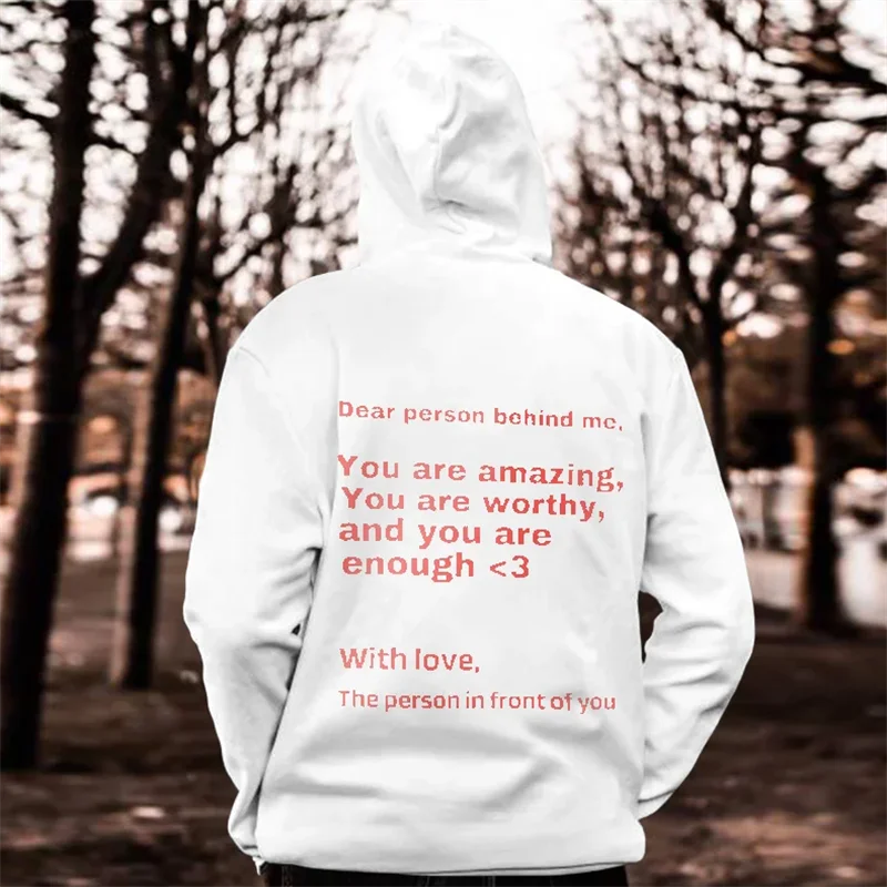 Weird Pattern Print Hoodie Men's Personalized Sweatshirt Men's Autumn Long Sleeve Pullover Street Fashion Pullover Long Sleeve