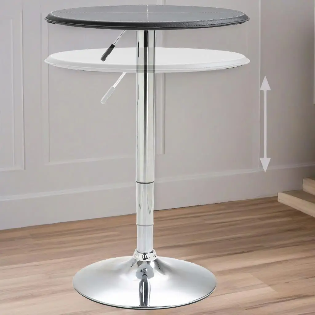 23.6'' Black Bar Table - Stylish & Modern Design for Dining & Entertainment