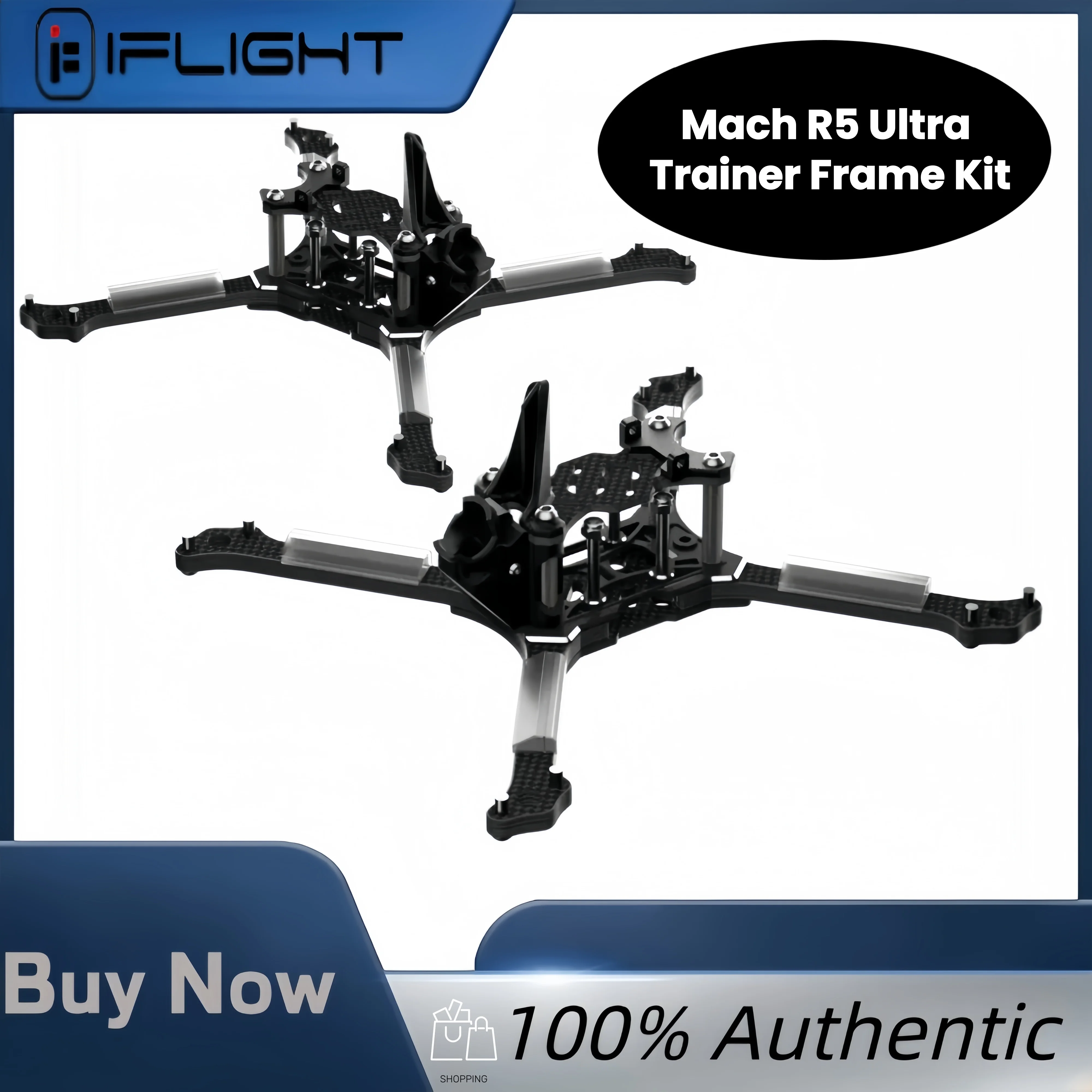 Mach R5 Ultra Trainer Frame Kit Compatibility with BLITZ Mini Force 600mW VTX for FPV Parts