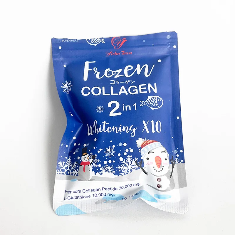 

1 bottle Frozen collagen 2-in-1 capsules regulate hormone levels in the body evenly brighten skin tone promote growth