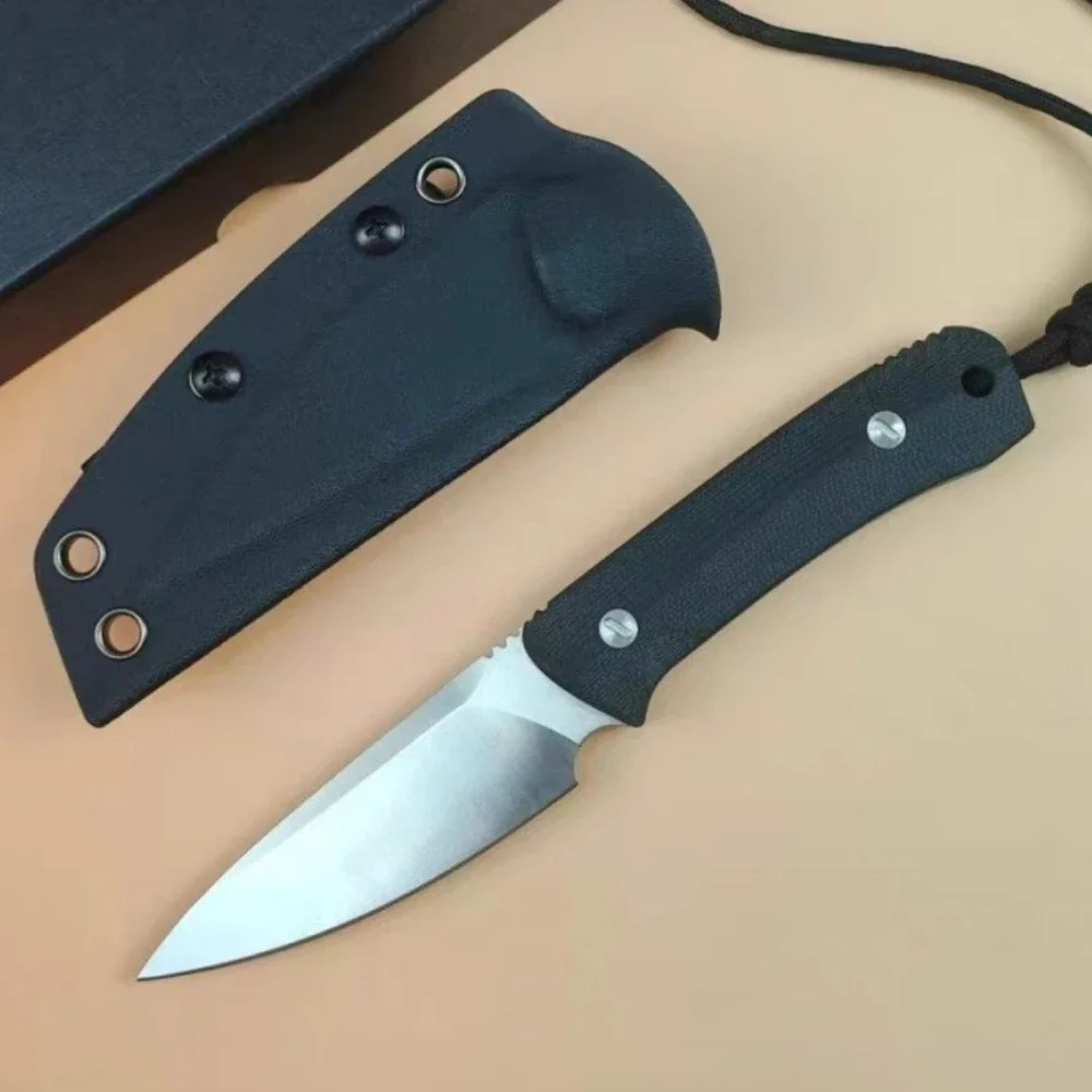 

High Quality Portable G10 Handle 8Cr13Mov Blade Fixed Blade Knife EDC Multi-Purpose Wilderness Hunting Combat Travel Hiking Tool