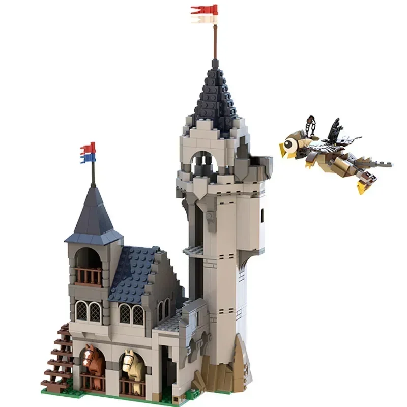 Fortress Model Moc Building Bricks Falcons Menagerie Castle Technology Modular Blocks Gifts Christmas Toys DIY Sets Assembly