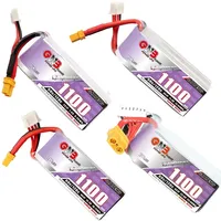 Gaoneng GNB 1100mAh 2S 3S 4S 5S 6S 60C HV Battery XT30 Plug for FPV Long Racing Drone 4 Axis RC Quadcopter RC Drone Parts