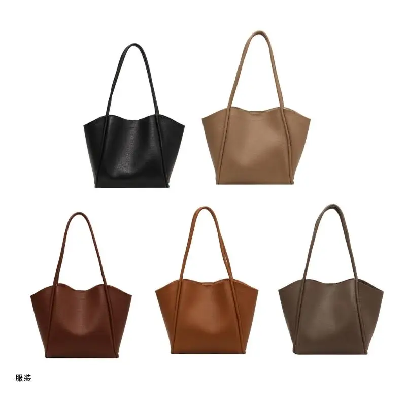 

D0UD Elegant Bucket Bag Stylish PU Bag Perfectly Complements Your Outfits with Ease