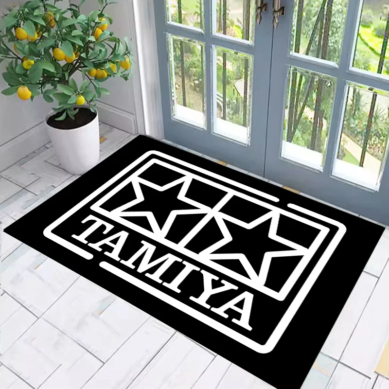 Entrance T-Tamiyas Printed Carpets Living Room Kitchen Bathroom Anti-Skid Area Rug Kids Bedroom Mats Home Decor
