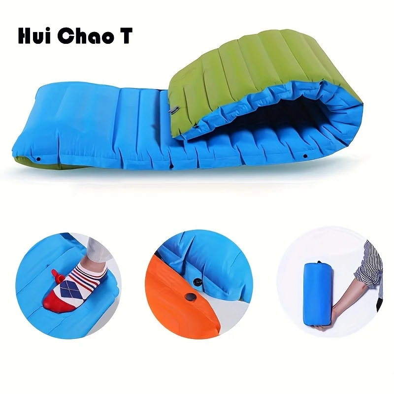

Outdoor Automatic Inflation Pad Tent Sleeping Mat Camping Thickened Air Mattress Bed Splicing Portable Outdoor MoistureProof Mat