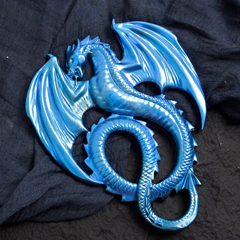 

1pc 3D Dragon Silicone Mold for Resin Casting, DIY Wall Hanging Decor, Artistic Home Office Ornament, Reusable Craft Material